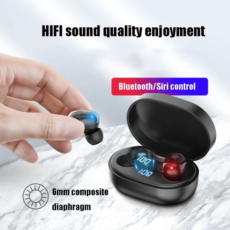 DSH-17 TWS Noise Cancelling Touch Digital Display Transparent Panel Wireless Bluetooth Headset DSH-17 TWS Noise Cancelling Touch Digital Display Transparent Panel Wireless Bluetooth Headset
