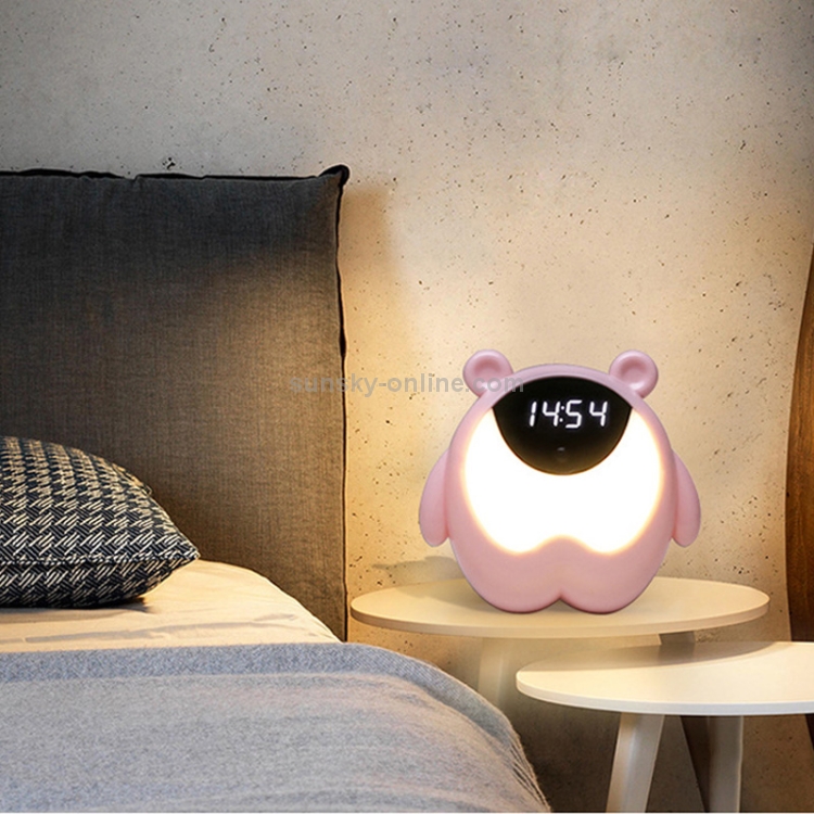 Creative Time Light Camera da letto per bambini Smart Timer Sveglia da  comodino, Stile: Monocromatico 3W (Blu)