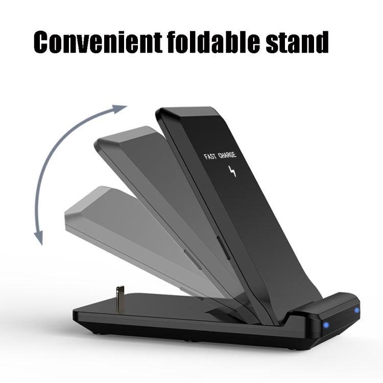 H16 15W 2 In 1 Portable Folding Wireless Charging Mobile Phone Holder for iPhone, AirPods and other Android phones H16 15W 2 In 1 Portable Folding Wireless Charging Mobile Phone Holder for iPhone, AirPods and other Android phones