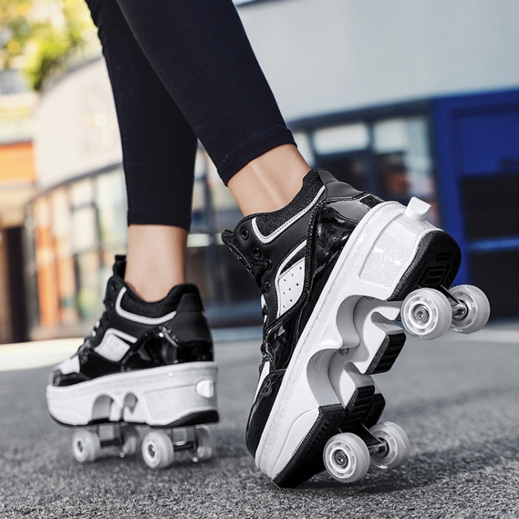 Retractable Roller Pop Out Roller Blades Roller Skates Shoes - Main Image