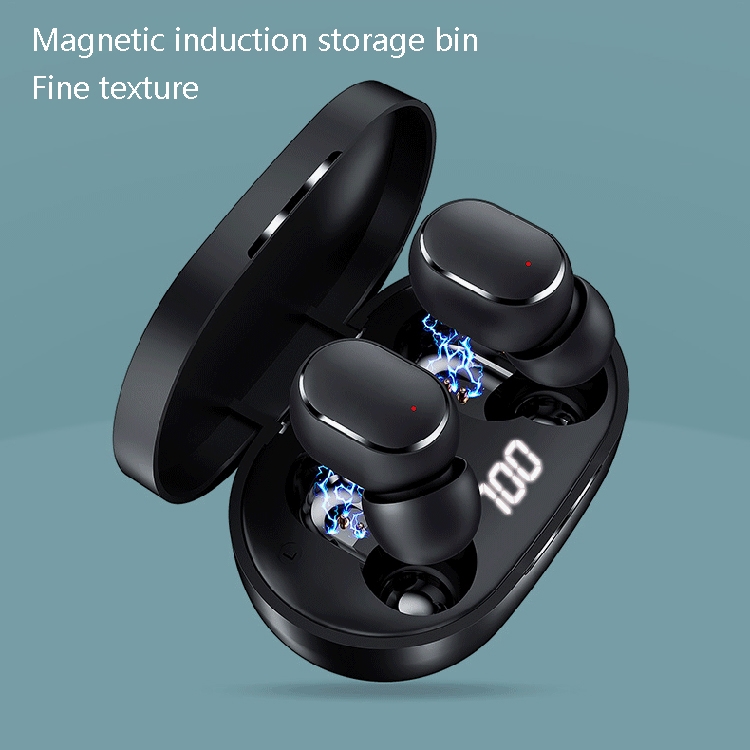 M3 Wireless Bluetooth Earphone TWS Digital Display Bluetooth Earphone 5.0 Sports Wireless Stereo Earphone(Black) M3 Wireless Bluetooth Earphone TWS Digital Display Bluetooth Earphone 5.0 Sports Wireless Stereo Earphone(Black)