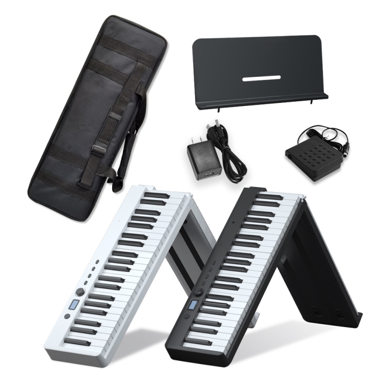 Wersi Foldable 88 Keys Electronic Piano with Bluetooth App Black Fr U.K Seller 