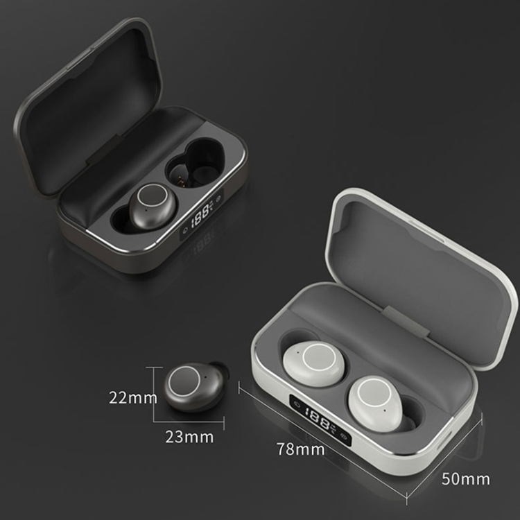 X6 TWS Noise Cancelling Digital Display Stereo Sports Wireless Bluetooth Earphone(Black) X6 TWS Noise Cancelling Digital Display Stereo Sports Wireless Bluetooth Earphone(Black)