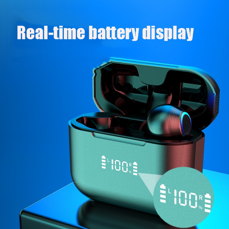 A6 TWS Noise Cancelling Sports Mini In-Ear Digital Display Wireless Bluetooth Earphone(Black) A6 TWS Noise Cancelling Sports Mini In-Ear Digital Display Wireless Bluetooth Earphone(Black)