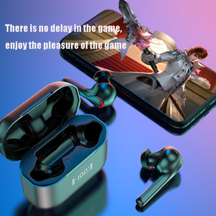 A6 TWS Noise Cancelling Sports Mini In-Ear Digital Display Wireless Bluetooth Earphone(Black) A6 TWS Noise Cancelling Sports Mini In-Ear Digital Display Wireless Bluetooth Earphone(Black)