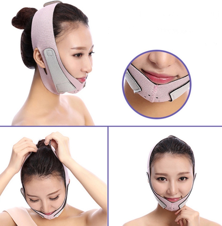 073 White Enhanced Version For Men And Women Face-Lifting Bandage