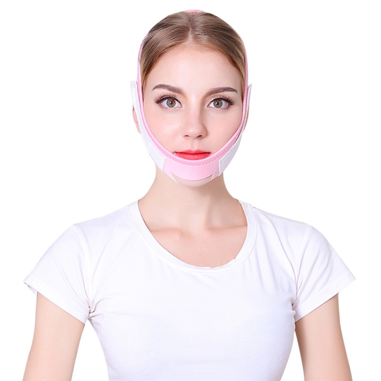 073 White Enhanced Version For Men And Women Face-Lifting Bandage V Face  Double Chin Shaping Face Mask