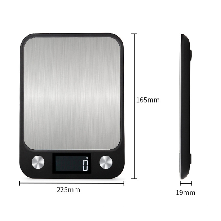 Kitchen Food Scale 10kg/1g 5kg/0.1g USB Charging Waterproof