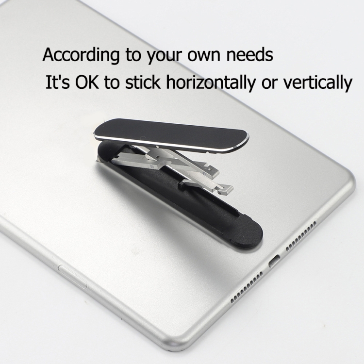 Universal Tablet Desktop Lazy Bracket Aluminum Alloy Multifunctional Paste Portable Folding Bracket(Silver) Universal Tablet Desktop Lazy Bracket Aluminum Alloy Multifunctional Paste Portable Folding Bracket(Silver)