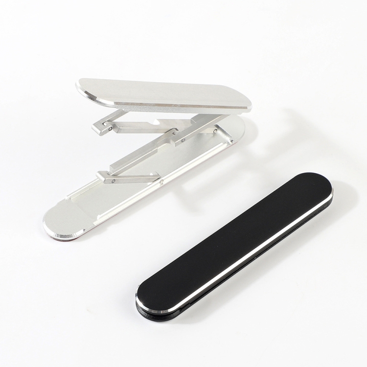 Universal Tablet Desktop Lazy Bracket Aluminum Alloy Multifunctional Paste Portable Folding Bracket(Silver) Universal Tablet Desktop Lazy Bracket Aluminum Alloy Multifunctional Paste Portable Folding Bracket(Silver)