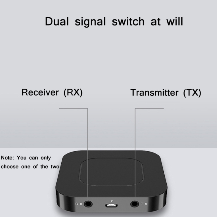 BT-13 2 In 1 Bluetooth 5.0 Adapter Wireless Audio Receiver & Transmitter BT-13 2 In 1 Bluetooth 5.0 Adapter Wireless Audio Receiver & Transmitter