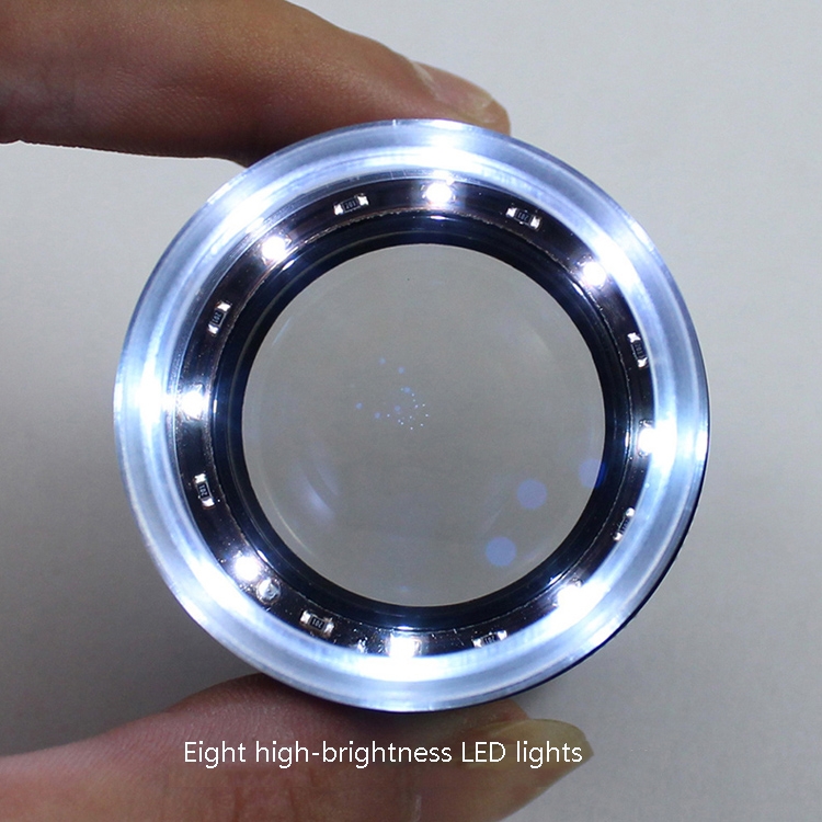 8 LED Lights 3 Groups Of Optical Glass HD With Scale 10 Times ...