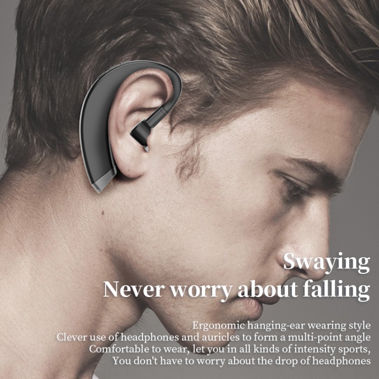 108 Bluetooth 5.0 Business Hanging Ear Type Rotating Universal Wireless Stereo Earphone(Blue) 108 Bluetooth 5.0 Business Hanging Ear Type Rotating Universal Wireless Stereo Earphone(Blue)