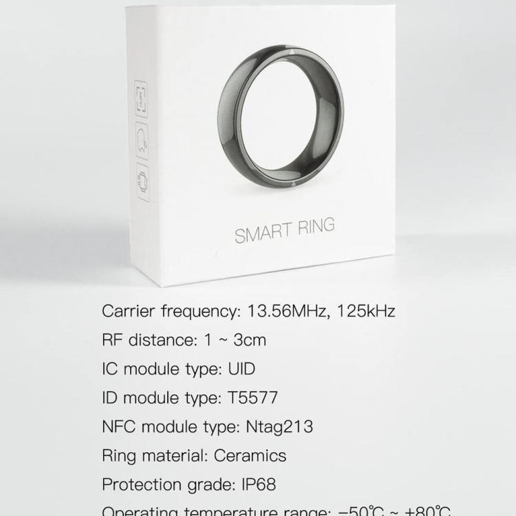 JAKCOM R4 Smart Ring Multifunctional Lord Of The Rings, Size: 70mm for  Apple & Android(Number 12)
