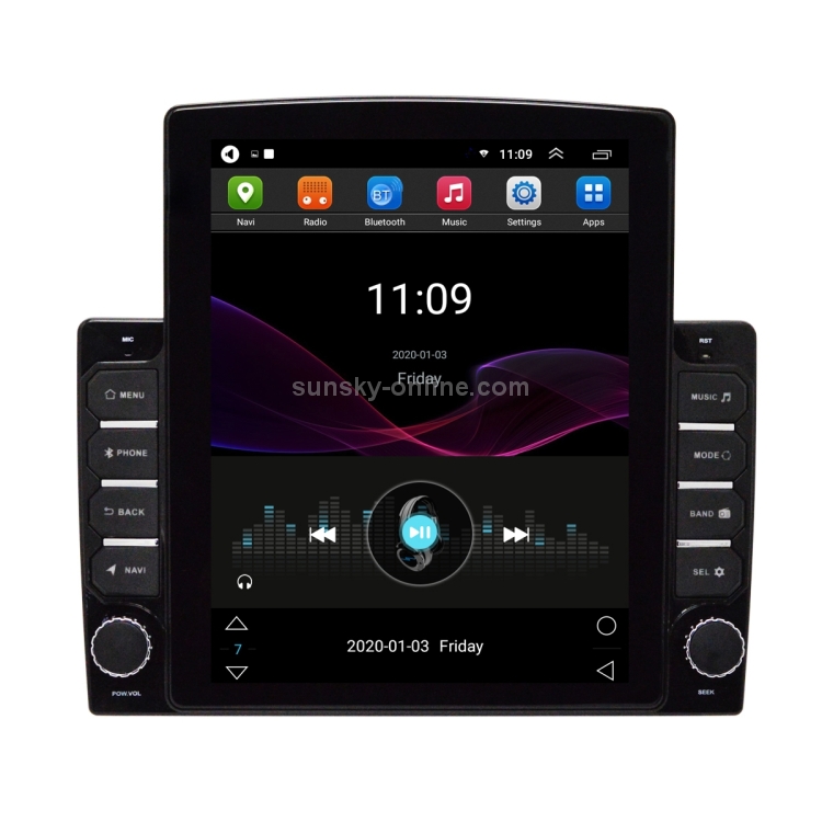 Reproductor Multimedia con pantalla Tesla para coche, Radio con android 11,  2Din, GPS, IPS, 318 pulgadas