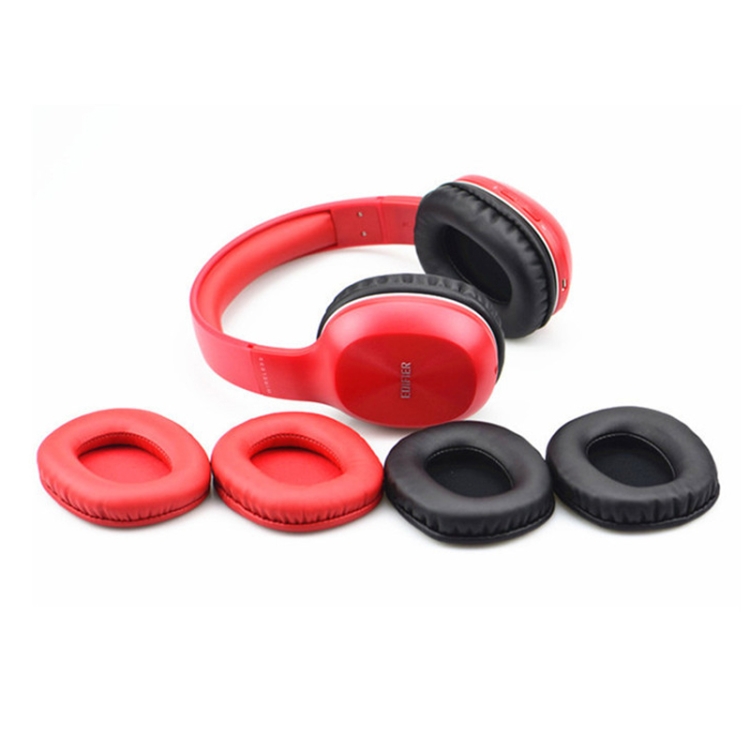 2 PCS Leather Cover Headphone Protective Cover Earmuffs For Edifier W800BT / W808BT / K800 / K830 / K815P(Black) 2 PCS Leather Cover Headphone Protective Cover Earmuffs For Edifier W800BT / W808BT / K800 / K830 / K815P(Black)