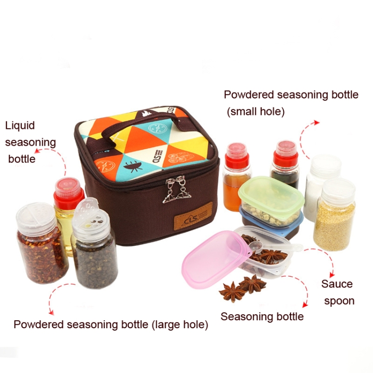 Sauce Bottle Mini Seasoning Box Containers Outdoor Portable