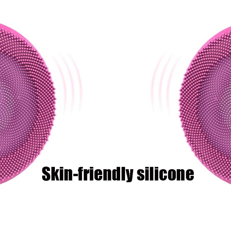 Limpiador facial de silicona eléctrico Limpiador de poros de puntos negros (rosa) - B2