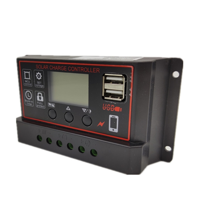 20A 12V24V Simple Solar Controller Light Time Control Solar Charge And ...