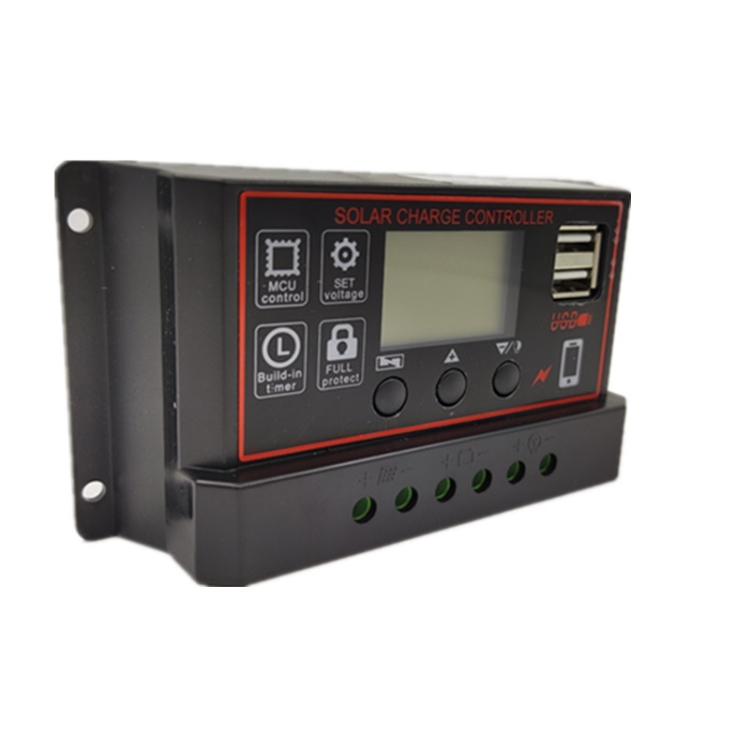 30A 12V24V Simple Solar Controller Light Time Control Solar Charge And ...