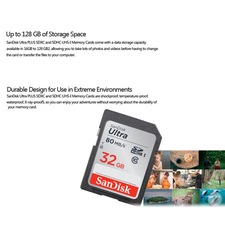 Carte mémoire TF SanDisk U3 High-Speed ​​Micro SD Card pour caméra de sport  GoPro, drone, surveillance 128 Go (A2), couleur: carte noire