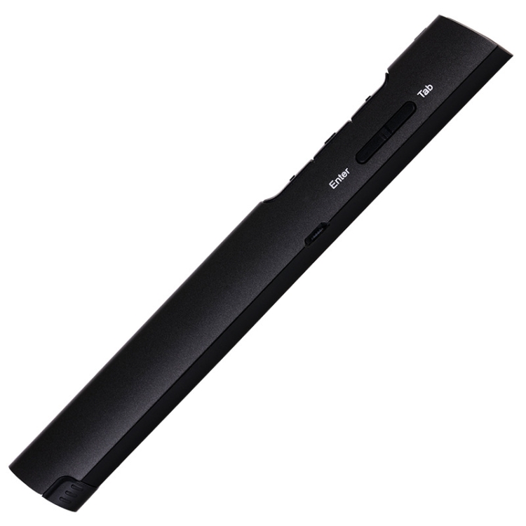 Bolígrafo de control remoto para presentaciones de negocios Deli 2.4G Flip Pen, Modelo: 2801 Negro (Luz roja) - 1