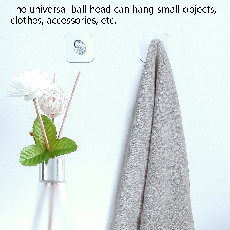 2 PCS Wall-Mounted Mobile Phone Holder Creative Sticking Multifunctional Storage Rack, Colour: Plastic Pink  B31