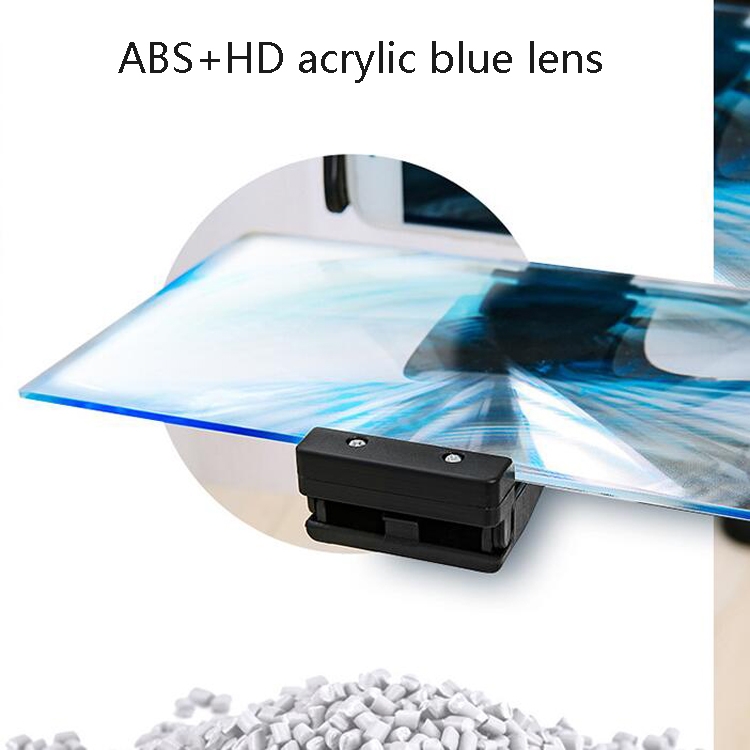 8 inch Lazy Bracket Mobile Phone Screen Magnifier(Black)