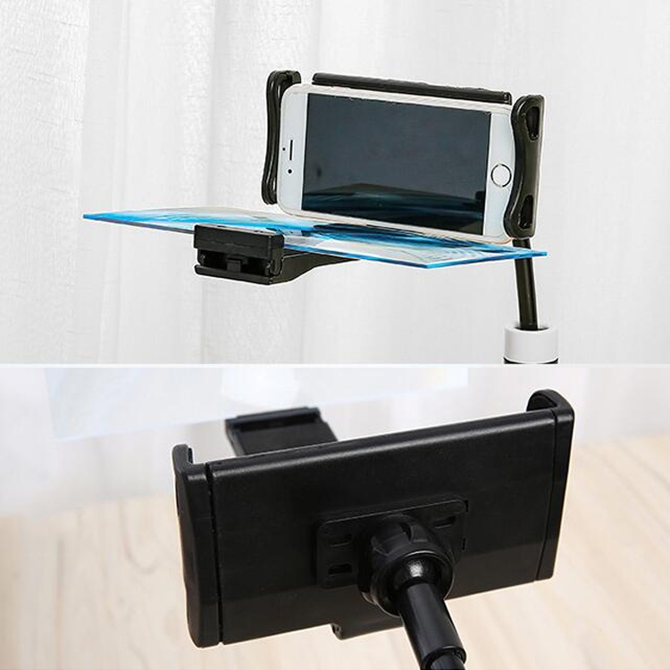 8 inch Lazy Bracket Mobile Phone Screen Magnifier(Black)