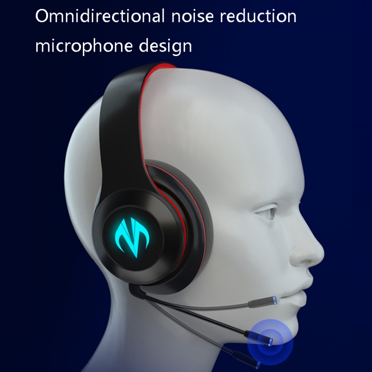 BC10 Wireless Headset Bluetooth Headset Low-Latency Music Light-Emitting Sports Gaming Headset(Black Red) BC10 Wireless Headset Bluetooth Headset Low-Latency Music Light-Emitting Sports Gaming Headset(Black Red)