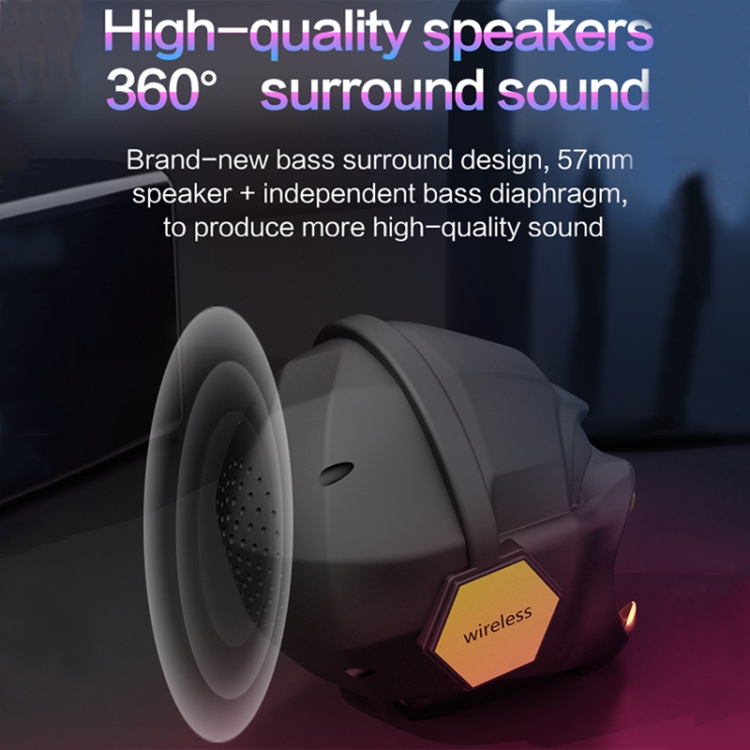 X5 Wireless Bluetooth Speaker Portable Subwoofer Light Emitting Small Speaker, Support TF Card & U Disk(Red) X5 Wireless Bluetooth Speaker Portable Subwoofer Light Emitting Small Speaker, Support TF Card & U Disk(Red)