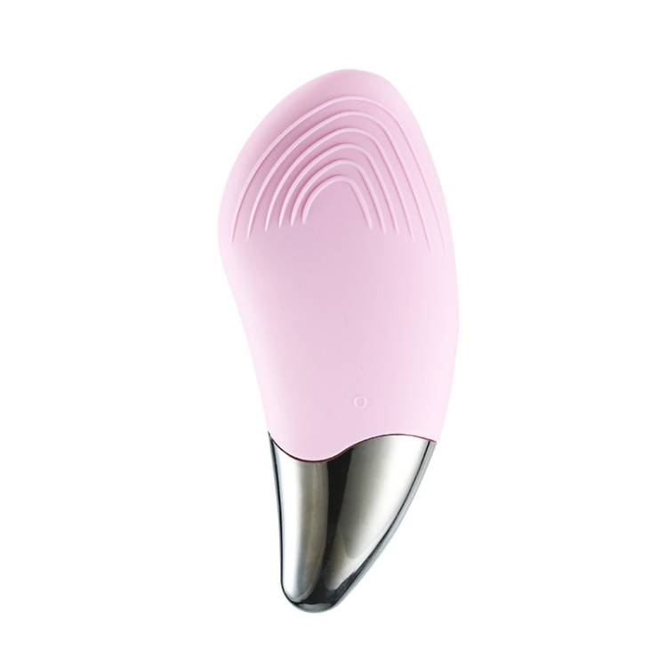 Aparato de limpieza facial con vibración ultrasónica Cepillo de lavado facial eléctrico multifuncional, color: rosa (con función de compresión en frío) - B2