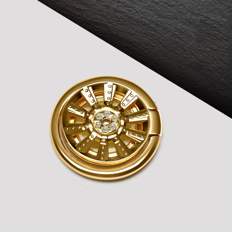 3 PCS Ring Gyro Phone Holder Zinc Alloy Multi-Function Rotating Phone Ring Holder, Colour: With Diamonds (Gold) 3 PCS Ring Gyro Phone Holder Zinc Alloy Multi-Function Rotating Phone Ring Holder, Colour: With Diamonds (Gold)