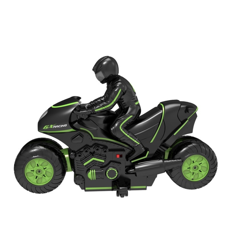 Moto télécommandée 2.4G à la dérive moto hors route rotative à haute  vitesse à suivi latéral (noir orange)