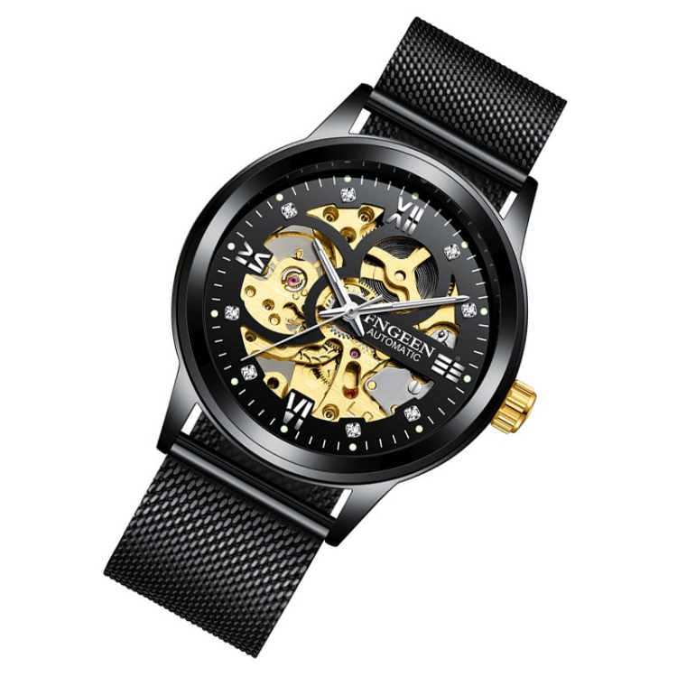 FNGEEN 6018 Men Automatic Mechanical Watch Waterproof Luminous