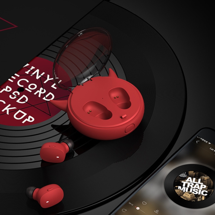 I12 TWS Bluetooth 5.0 In-Ear Mini Bilateral Stereo Sports Earphone With Charging Compartment(Red) I12 TWS Bluetooth 5.0 In-Ear Mini Bilateral Stereo Sports Earphone With Charging Compartment(Red)