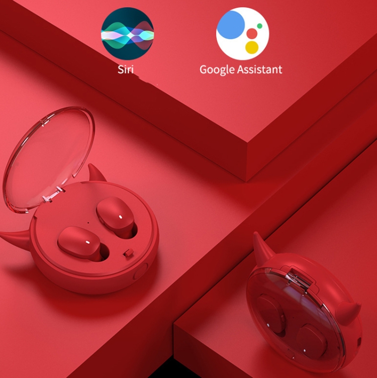 I12 TWS Bluetooth 5.0 In-Ear Mini Bilateral Stereo Sports Earphone With Charging Compartment(Red) I12 TWS Bluetooth 5.0 In-Ear Mini Bilateral Stereo Sports Earphone With Charging Compartment(Red)
