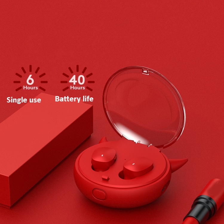 I12 TWS Bluetooth 5.0 In-Ear Mini Bilateral Stereo Sports Earphone With Charging Compartment(Red) I12 TWS Bluetooth 5.0 In-Ear Mini Bilateral Stereo Sports Earphone With Charging Compartment(Red)