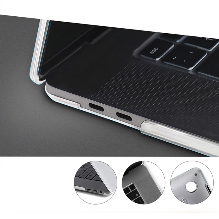 For MacBook Retina 12 inch A1534 JRC PC Crystal Transparent Laptop Protective Case