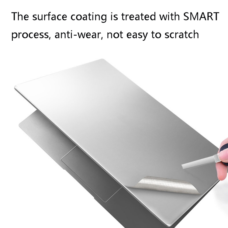 JRC 4 In 1 0.2mm Metal Texture Upper Cover Film + Bottom Cover Film + Full-Support Film + Touchpad Film Laptop Body Protective Film Sticker Set For Huawei Matebook D 14 inch (Rose Gold) JRC 4 In 1 0.2mm Metal Texture Upper Cover Film + Bottom Cover Film + Full-Support Film + Touchpad Film Laptop Body Protective Film Sticker Set For Huawei Matebook D 14 inch (Rose Gold)