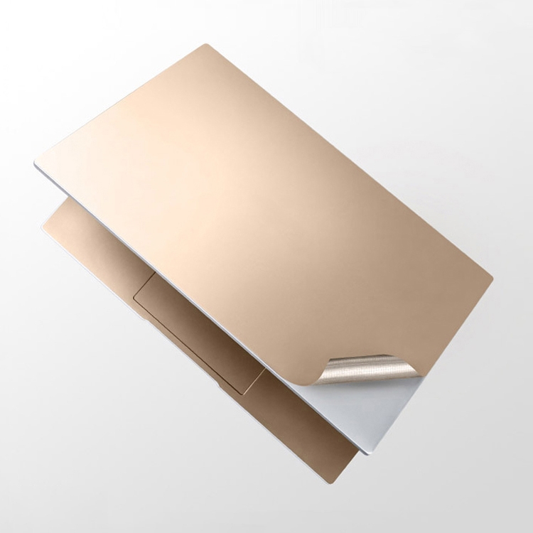 JRC 4 In 1 0.2mm Metal Texture Upper Cover Film + Bottom Cover Film + Full-Support Film + Touchpad Film Laptop Body Protective Film Sticker Set For Huawei MateBook D 15.6 inch (Champagne Gold) JRC 4 In 1 0.2mm Metal Texture Upper Cover Film + Bottom Cover Film + Full-Support Film + Touchpad Film Laptop Body Protective Film Sticker Set For Huawei MateBook D 15.6 inch (Champagne Gold)