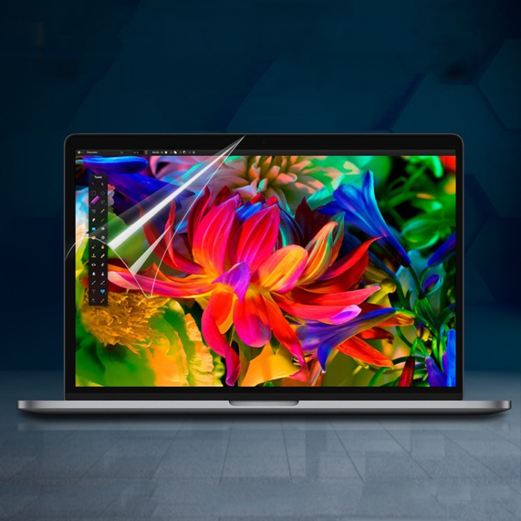 JRC 0.12mm 4H HD Translucent PET Laptop Screen Protective Film For MacBook Air 13.3 inch A1932 (2018) JRC 0.12mm 4H HD Translucent PET Laptop Screen Protective Film For MacBook Air 13.3 inch A1932 (2018)
