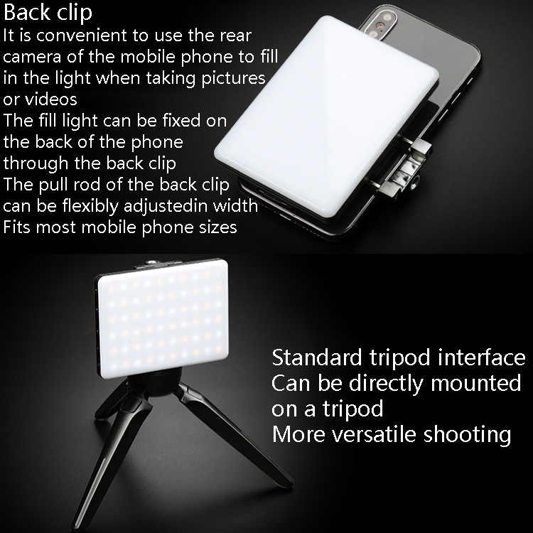 Lumière de remplissage pour selfie pour téléphone portable, lumières LED  pour vidéo en direct, ordinateur portable