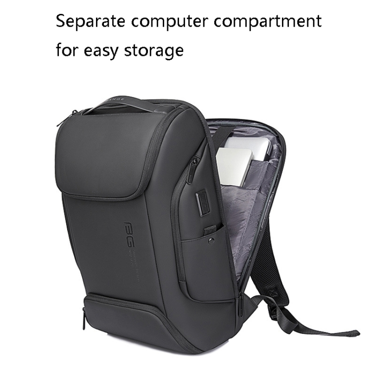 Gadgetoo Bange Bg-7267 Men Shoulders Bag Business Waterproof Backpack Bange Bg-7267 Men Shoulders Bag Business Waterproof Backpack(Gray) - B5
