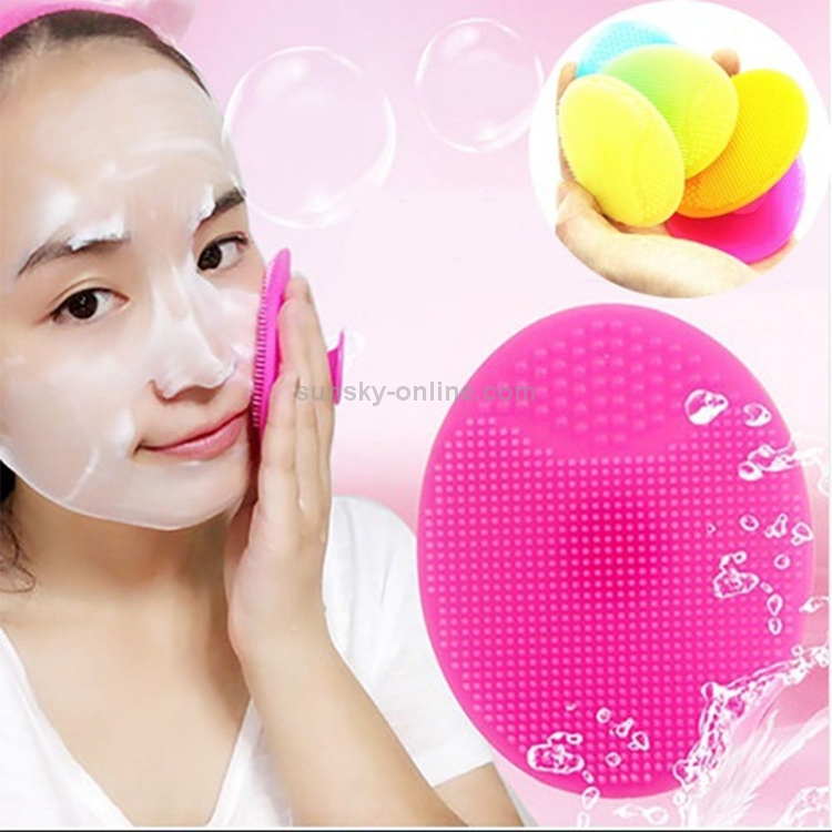 10 Uds. Almohadilla de limpieza para lavar la cara, cepillo exfoliante Facial, herramienta limpiadora exfoliante para la piel SPA (verde) - 7