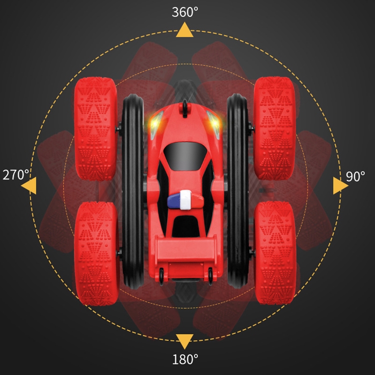 Carro de controle remoto, 2.4GHz 4WD 360° Rotativo Brinquedo de