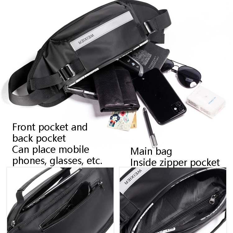 Sac poitrine homme Crossover Bag, avec prise casque de charge USB Sac à  bandoulière réglable Sling Bag Sac à dos étanche pour homme femme Sports  Voyage Randonnée Camping : : Sports et