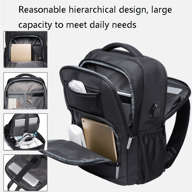 BANGE Business Smart Backpack Sac à dos étanche pour ordinateur