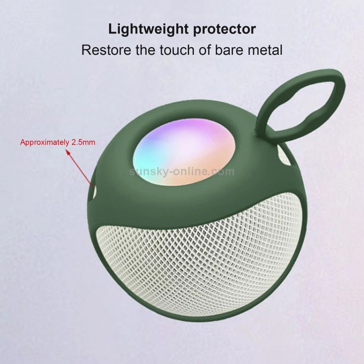 Speaker Protective Cover Home Audio Soft Silicone Protective Case For Apple HomePod Mini(Red) Speaker Protective Cover Home Audio Soft Silicone Protective Case For Apple HomePod Mini(Red)