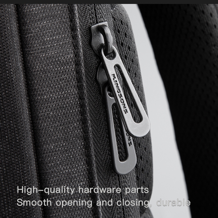 KINGSONS KS3215W Business Casual Men Shoulders Bag Water-Repellent Backpack(Dark Gray) - B9